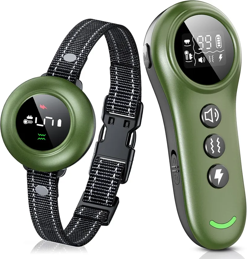 Colofrog 2-in-1 Dog Shock Collar Green